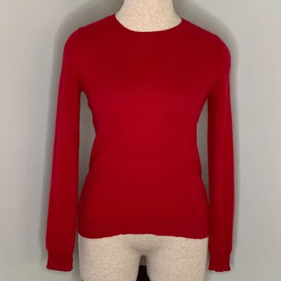 Lord Taylor Sweaters Lord Taylor Red 0 Cashmere Long Sleeve